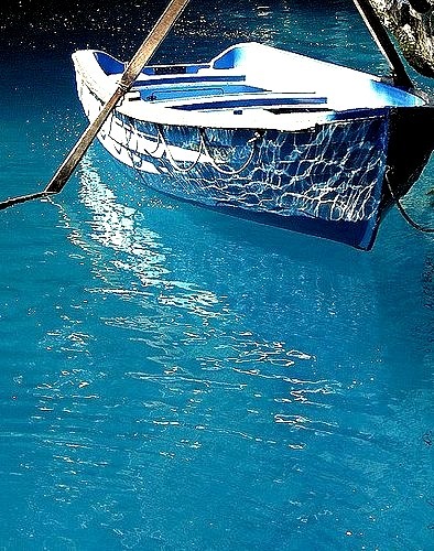 Blue Boat, Isle of Crete, Greece