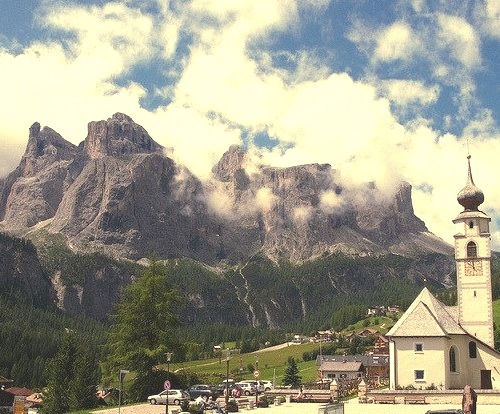 by Dario Gnali on Flickr.Village of Colfosco in South Tyrol, Italy.