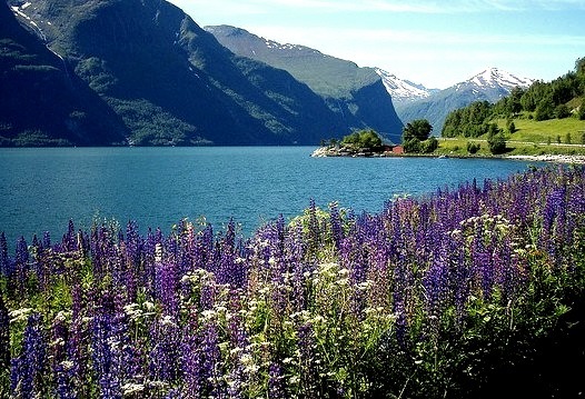 by Krogen on Flickr.Amazing view from Romsdalsfjord, the ninth longest fjord in Norway.