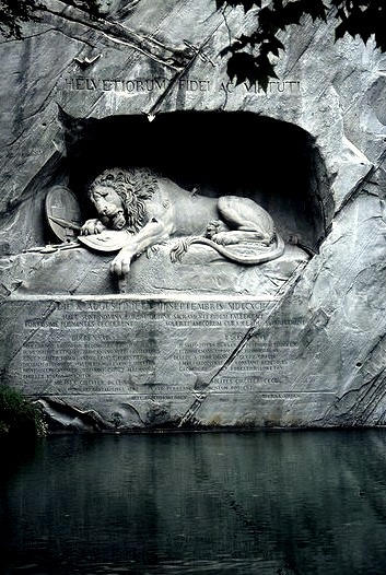 Lion Monument, Lacerne, Switzerland