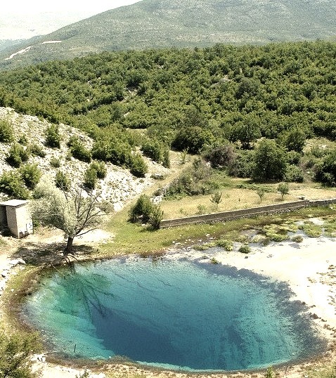 The spring of Cetina River, Dalmatia, Croatia