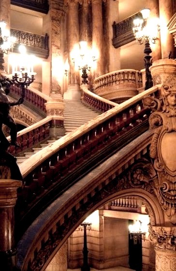 Stairway, Opera House, Paris, France