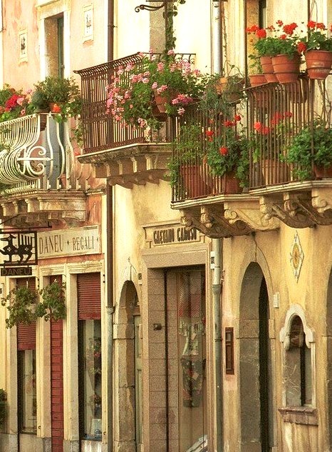 Ancient Street, Taormina, Sicily