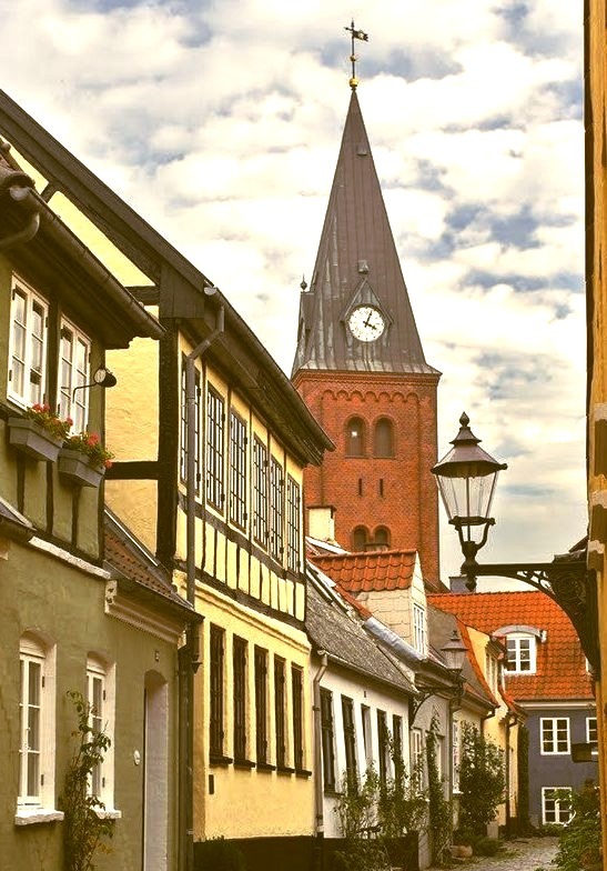 The old town centre of Aalborg / Denmark